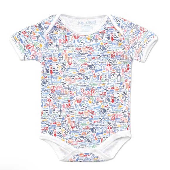 Joy Street Kids Cape Cod Short Sleeve Body Suit Onesie - Picture 1 of 6